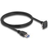 Cablu Delock 80483, USB-A male - micro USB-B male, 1m, Black
