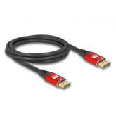 Cablu Delock 80605, DisplayPort male - DisplayPort male, 2m, Black-Red