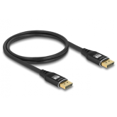Cablu Delock 80620, DisplayPort male - DisplayPort male, 1m, Black