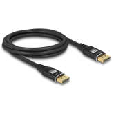 Cablu Delock 80621, DisplayPort male - DisplayPort male, 2m, Black