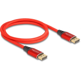 Cablu Delock 80631, DisplayPort male - DisplayPort male, 1m, Red