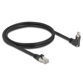 Patch Cord Delock 80917, Cat6, S/FTP, 1m, Black