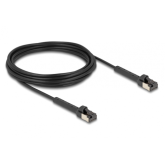 Patch Cord Delock 80937, U/FTP, Cat.8.1, 5m, Black