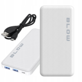 Baterie portabila Blow PB10A, 10000 mah, 2 x USB-A, White