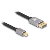 Cablu Delock 81091, DisplayPort male - mini DisplayPort male, 1m, Black