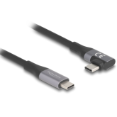 Cablu de date Delock 81131, USB-C male - USB-C male, 1m, Black