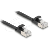 Patch Cord Delock 81169, Cat6, S/FTP, 10 m, Black