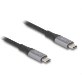 Cablu de date Delock 81191, USB-C male - USB-C male, 1m, Black