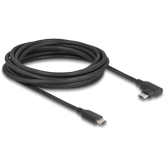 Cablu de date Delock 81196, USB-C male - USB-C male, 5m, Black
