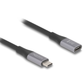 Cablu de date Delock 81201, USB-C male - USB-C female, 1m, Black