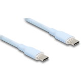 Cablu de date Delock 81236, USB-C male - USB-C male, 4m, Blue