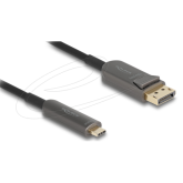 Cablu Delock 81609, DisplayPort male - USB-C male, 30 m, Gray