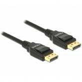 Cablu Delock 82425, DisplayPort male - DisplayPort male, 5m, Black