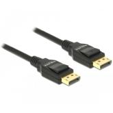 Cablu Delock 82425, DisplayPort male - DisplayPort male, 5m, Black