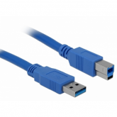 Cablu Delock 82582, USB 3.0 male - micro USB-B male, 5m, Blue