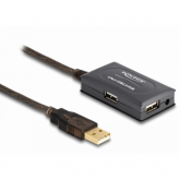 Cablu Delock 82748, USB-A 2.0 female - USB 2.0 male, 10m, Black