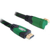 Cablu Delock 82952, HDMI male - HDMI male, 2m, Black-Green