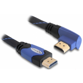 Cablu Delock 82955, HDMI male - HDMI male, 1m, Black-Blue