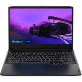 Laptop Lenovo IdeaPad Gaming 3 15IHU6, Intel Core i5-11300H, 15.6inch, RAM 16GB, SSD 512GB, nVidia GeForce GTX 1650 4GB, No OS, Shadow Black