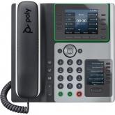 Telefon IP Poly by HP Edge E400, 14 Linii, PoE, Black-Silver