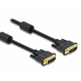 Cablu Delock 83112, DVI male - DVI female, 3m, Black