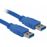 Cablu Delock 83121, USB 3.0 male - USB 3.0 male, 0.5m, Blue