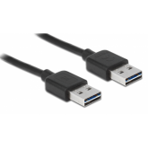 Cablu USB Delock 83463, USB 2.0 male - USB 2.0 male, 5m, Black