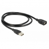 Cablu Delock 83500, USB 2.0 male - USB 2.0 female, 1m, Black