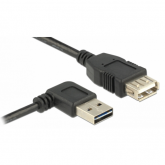 Cablu Delock Easy USB 83551, USB 2.0 male - USB 2.0 female, 1m, Black