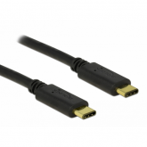 Cablu de date Delock 83672, USB-C - USB-C, 0.5m, Black