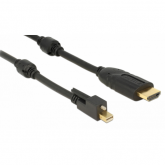 Cablu Delock 83732, Mini DisplayPort male - HDMI male, 5m, Black