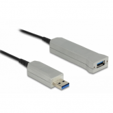 Cablu Delock 83739, USB 3.0 male - USB 3.0 female, 20m, Black-Gray