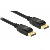 Cablu Delock 83808, DisplayPort male - DisplayPort male, 5m, Black