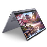 Laptop 2-in-1 Lenovo IdeaPad 5 14IAL10, AMD Ryzen AI 7 350, 14 inch Touch, RAM 24GB, SSD 1TB, AMD Radeon 860M Graphics, No OS, Luna Grey