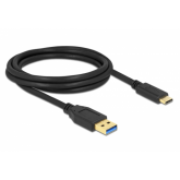 Cablu de date Delock 84004, USB 3.1 male - USB-C, 3m, Black
