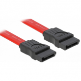 Cablu Delock 84208, SATA3 - SATA3, 0.50m, Red