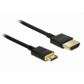 Cablu Delock 84778, HDMI male - Mini HDMI-C male, 2m, Black