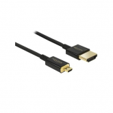 Cablu Delock 84782, HDMI male - Micro HDMI-D male, 1.5m, Black