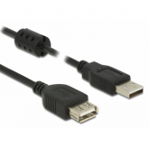 Cablu Delock 84884, USB 2.0 male - USB 2.0 female, 1.5m, Black