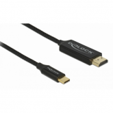 Cablu Delock 84905, USB-C male - HDMI male, 2m, Black