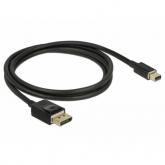 Cablu Delock 84927, Mini DisplayPort male - DisplayPort male, 1m, Black