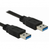 Cablu USB Delock 85061, USB 3.0 male - USB 3.0 male, 1.5m, Black