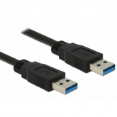 Cablu Delock 85063, USB 3.0 male - USB 3.0 male, 3m, Black