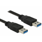 Cablu Delock 85063, USB 3.0 male - USB 3.0 male, 3m, Black