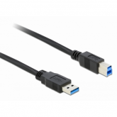 Cablu Delock 85066, USB 3.0 male - USB-B male, 1m, Black