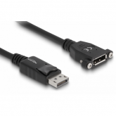 Cablu Delock 85114, DisplayPort male - DisplayPort female, 1m, Black