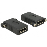 Adaptor Delock 85123, DisplayPort female - DisplayPort female, Black