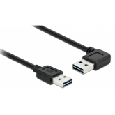 Cablu Delock 85176, USB 2.0 - USB 2.0, 0.5m, Black