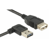 Cablu Delock 85177, USB 2.0 male - USB 2.0 female, 0.5m, Black
