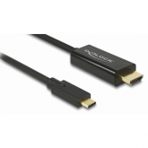Cablu Delock 85259, USB-C male - HDMI male, 2m, Black